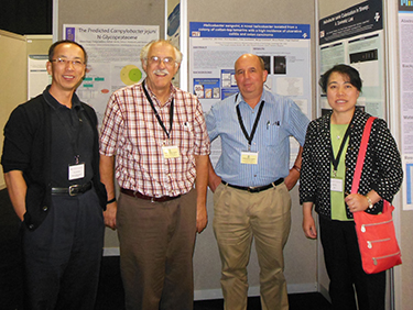 Left to right: Dr. Ge, Dr. Fox, Dr. Whary and Dr. Shen