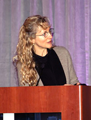 Dr. Susan Erdman at a Wound Healing Conference
