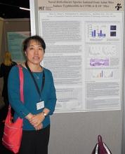 One of DCM's Research Scientist at an AALAS Conference