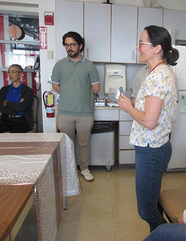 A farewell gathering for one of DCM’s Necropsy Technicians.